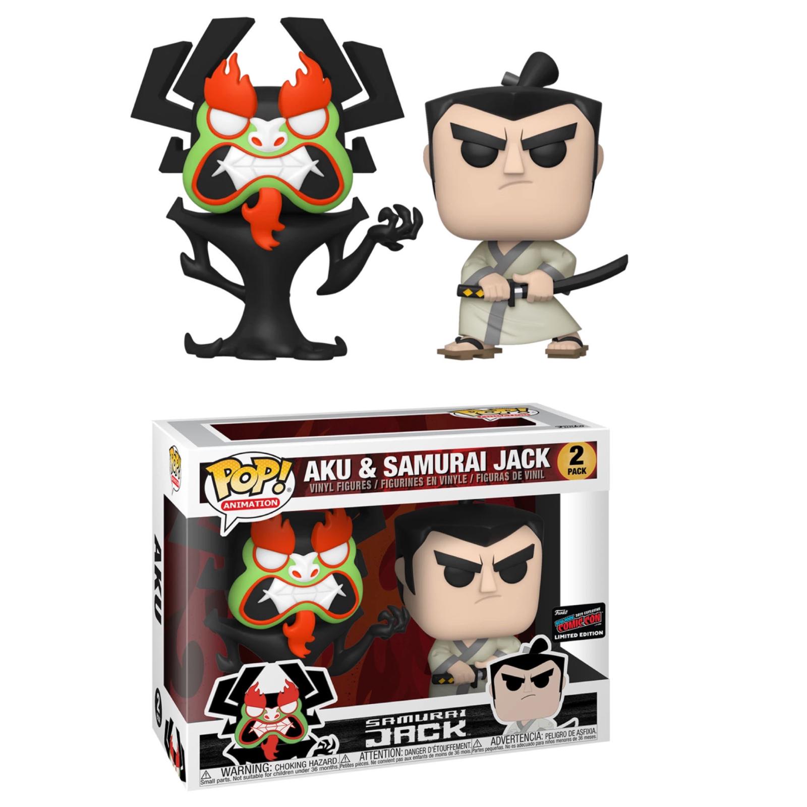 Aku And Samurai Jack 2 Pack [NYCC] Funko POP Animation