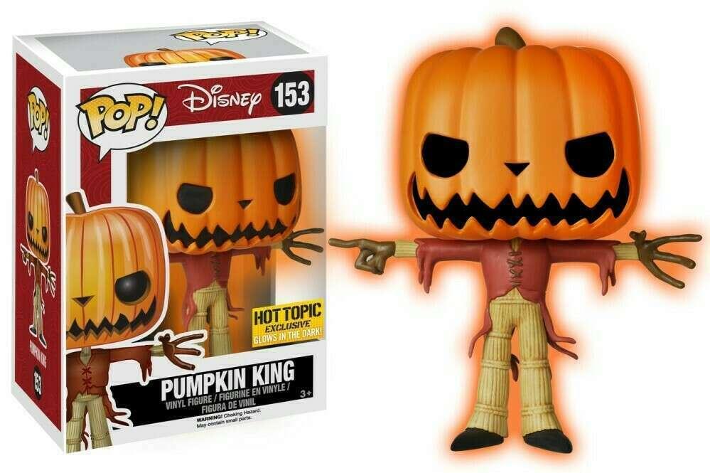 Pumpkin King [GITD] #153 Funko POP Disney