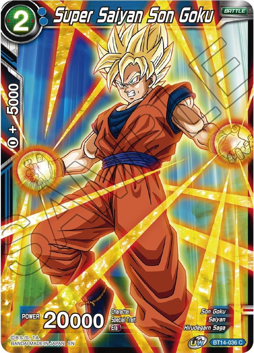 Super Saiyan Son Goku [BT14-036 Foil] BT14-036 Dragon Ball Super Cross Spirits