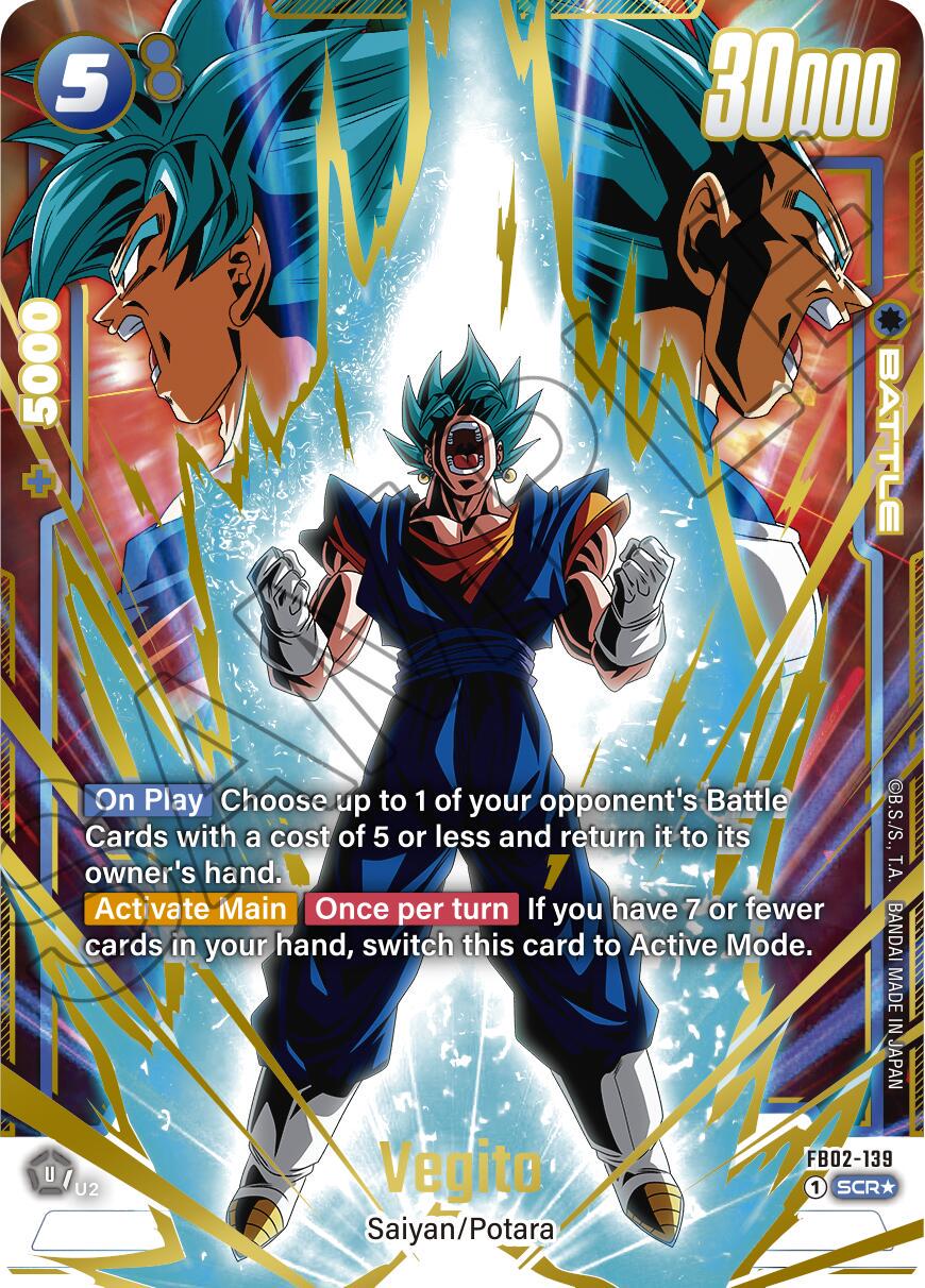 Vegito [Alternate Art Holo] FB02-139 Dragon Ball Fusion World Blazing Aura