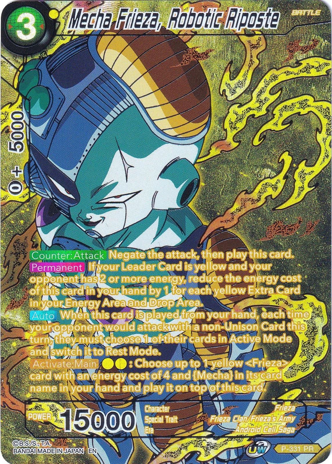 Mecha Frieza, Robotic Riposte [Foil] P-331 Dragon Ball Super Collector's Selection Vol.2