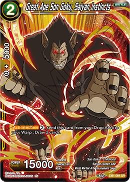 Great Ape Son Goku, Saiyan Instincts DB1-064 Dragon Ball Super Dragon Brawl