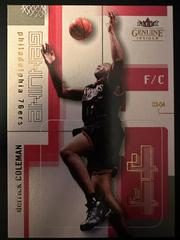 Derrick Coleman #36 Basketball Cards 2003 Fleer Genuine Insider Prices