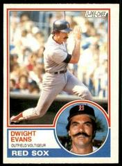 Dwight Evans Baseball Cards 1983 O Pee Chee Prices