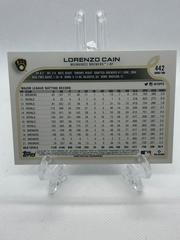 Back Of Card | Lorenzo Cain Baseball Cards 2022 Topps