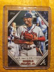 Ronald Acuna Jr Baseball Cards 2019 Topps Ronald Acuna Jr. Star Player Highlights Prices