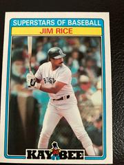 Jim Rice Baseball Cards 1987 Topps KayBee Superstars Prices