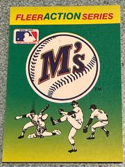 Seattle Mariners Baseball Cards 1990 Fleer Action Series Stickers Prices