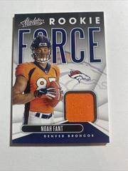 Noah Fant #RF-24 Football Cards 2019 Panini Absolute Rookie Force Prices