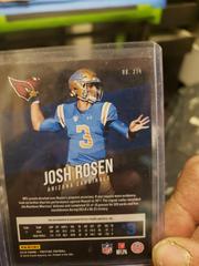 Back Side Of Card | Josh Rosen [Signature] Football Cards 2018 Panini Prestige