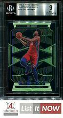 Joel Embiid [Green] #100 Basketball Cards 2019 Panini Obsidian Prices