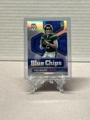 Zach Wilson [Silver] #2 Football Cards 2021 Panini Mosaic Blue Chips Prices