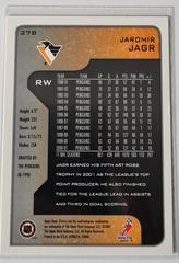 Backside | Jaromir Jagr Hockey Cards 2001 Upper Deck Victory
