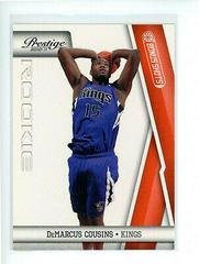 DeMarcus Cousins [Bonus Shots Orange] #215 Basketball Cards 2010 Panini Prestige Prices