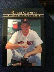Roger Clemens #3 Baseball Cards 1992 Fleer Roger Clemens Prices