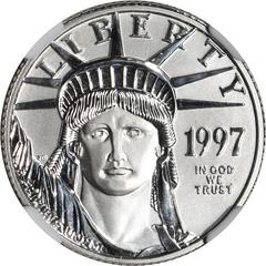 1997 Coins $50 American Platinum Eagle Prices