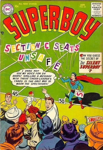 Superboy #54 (1957) Comic Books Superboy