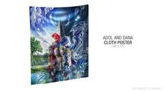 Cloth Poster | Ys VIII: Lacrimosa of DANA [Limited Edition] Playstation 5