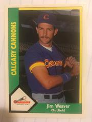 Jim Weaver Baseball Cards 1990 CMC Calgary Cannons Prices