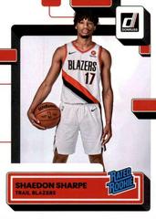 Shaedon Sharpe #207 Basketball Cards 2022 Panini Donruss Prices