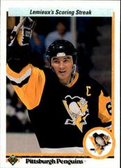 Mario Lemieux [Scoring Streak] Hockey Cards 1990 Upper Deck Prices