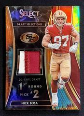 Nick Bosa [Tie Dye Prizm] Football Cards 2019 Panini Select Rookie Selections Prices