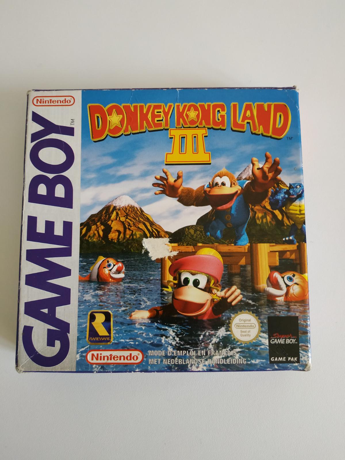 Donkey Kong Land III Item, Box, and Manual GameBoy
