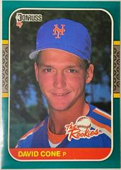 David Cone #35 Baseball Cards 1987 Donruss Rookies Prices