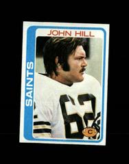 John Hill #296 Football Cards 1978 Topps Prices