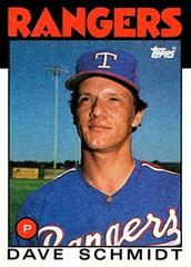 Dave Schmidt #79 Baseball Cards 1986 Topps Prices