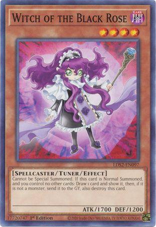 Witch of the Black Rose LDS2-EN097 YuGiOh Legendary Duelists: Season 2