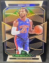 Derrick Rose [Orange] Basketball Cards 2019 Panini Obsidian Prices