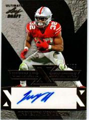 TreVeyon Henderson [Gold] #UXS-TH1 Football Cards 2022 Leaf Ultimate Draft X Autographs Prices