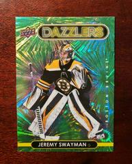 Jeremy Swayman [Green] Hockey Cards 2021 Upper Deck Dazzlers Prices
