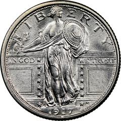 1917 S [TYPE 1] Coins Standing Liberty Quarter Prices