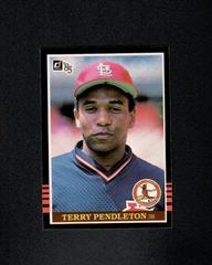 Terry Pendleton [Correct] #534 Baseball Cards 1985 Donruss Prices