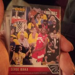 Card Front | Serge Ibaka Basketball Cards 2019 Panini Instant Lakers NBA Champions