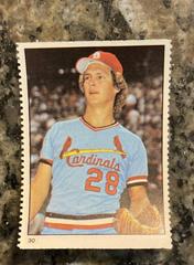 Tom Herr #30 Baseball Cards 1982 Fleer Stamps Prices