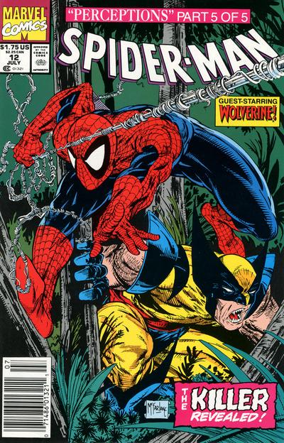 Spider-Man [Newsstand] #12 (1991) Comic Books Spider-Man