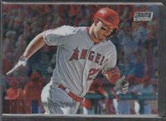 Mike Trout [Chrome] #1 Baseball Cards 2020 Stadium Club Prices