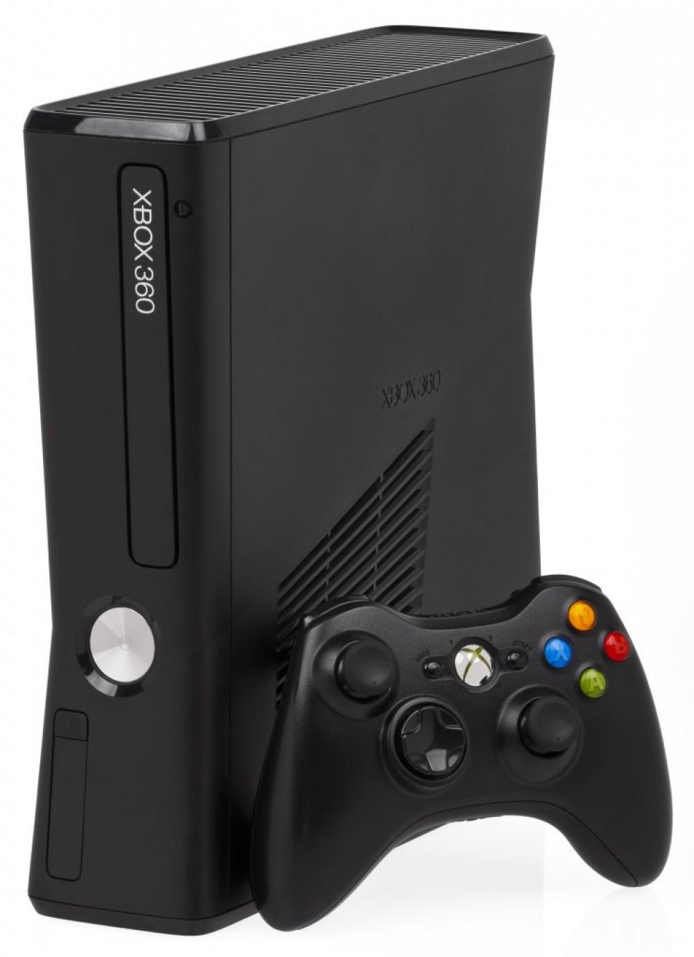 Xbox 360 Slim Matte Black Console Xbox 360