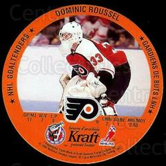 Jon Casey [Dominic Roussel] Hockey Cards 1992 Kraft Prices