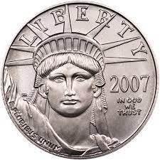 2007 W [PROOF] Coins $10 American Platinum Eagle Prices