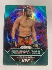 Jorge Masvidal [Green] Ufc Cards 2021 Panini Prizm UFC Fireworks Prices