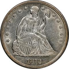 1872 Coins Seated Liberty Dollar Prices