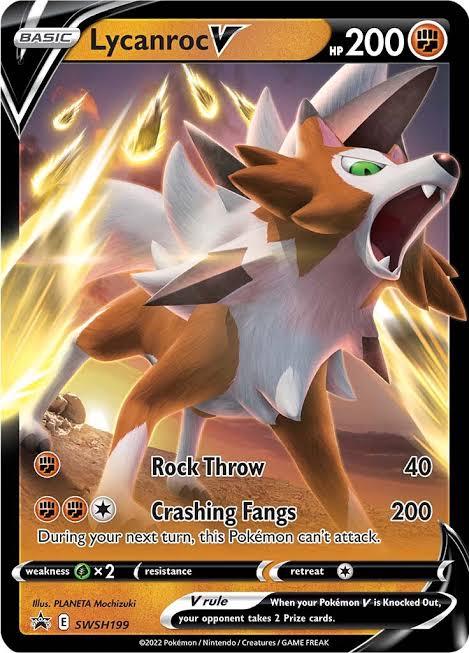 Lycanroc V #SWSH199 Pokemon Promo