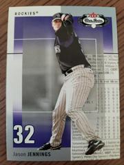 Jason Jennings #95 Baseball Cards 2003 Fleer Box Score Prices
