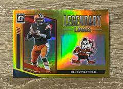 Baker Mayfield [Gold] #LL-4 Football Cards 2021 Panini Donruss Optic Legendary Logos Prices