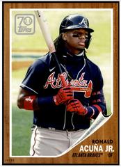 Ronald Acuna #70YT-12 Baseball Cards 2021 Topps 70 Years of Baseball Prices