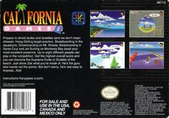 California Games II – Back | California Games II Super Nintendo
